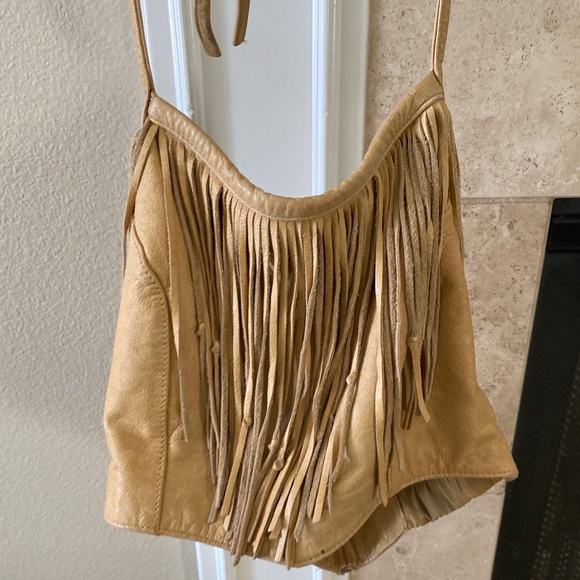 Leather Crop Top Genuine Leather - Picture 11 of 16